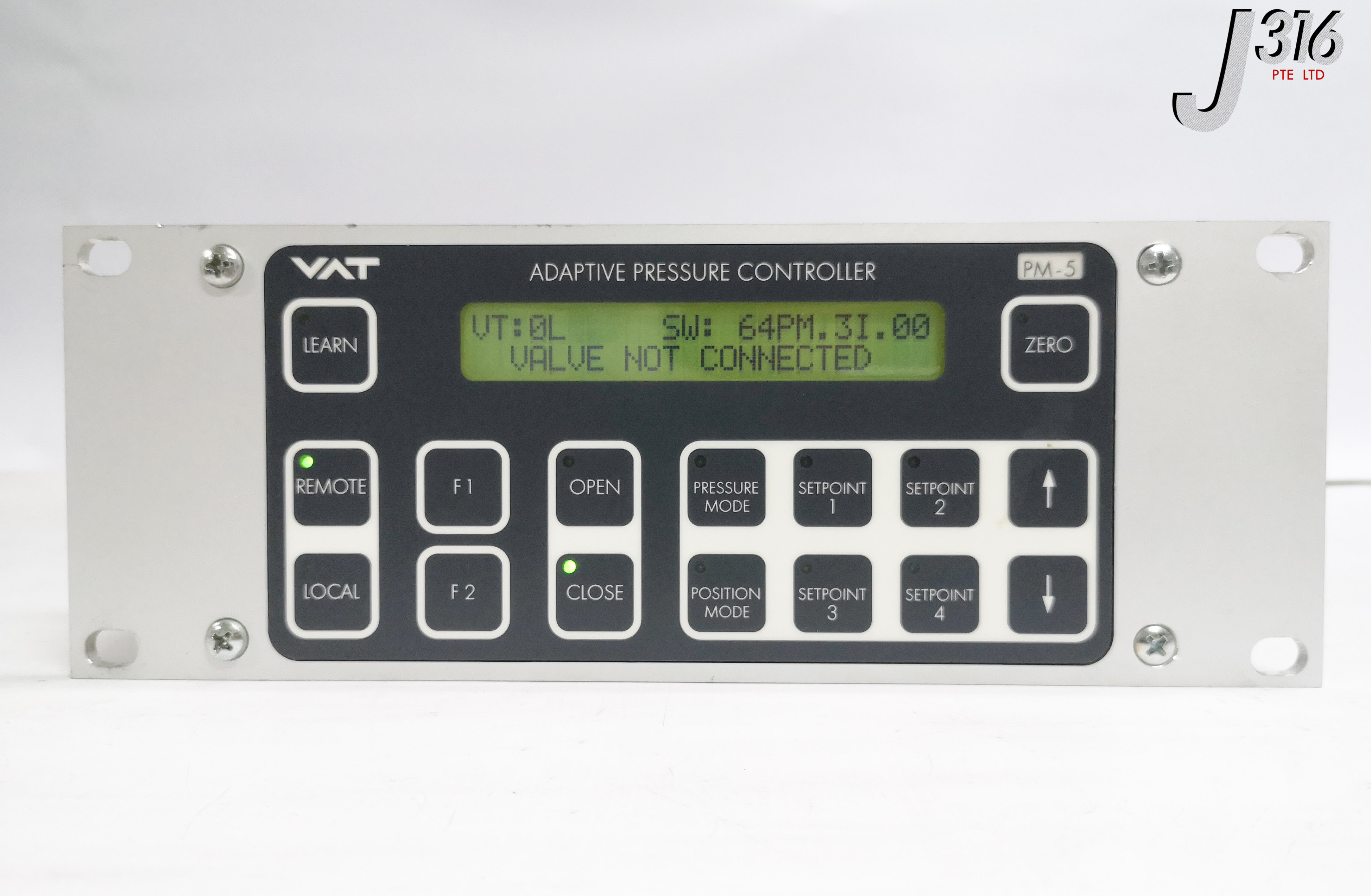 A 18356 VAT PM-5 ADAPTIVE PRESSURE CONTROLLER, VAT PN: 225599 641PM
